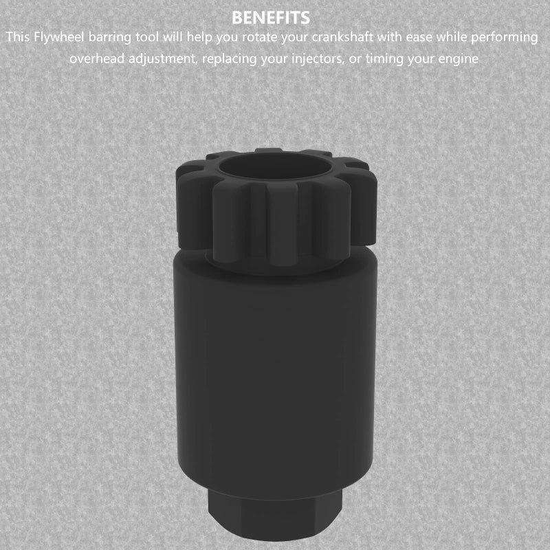 Moker Flywheel Turning Tool for Volvo and Mack D11 D13 D16 MP7 MP8 MP10 Engines - Alternative to 88800014 88840317ï¼ŒCrank Barring Tool for All 2008-2018 Truck Models - Image 3